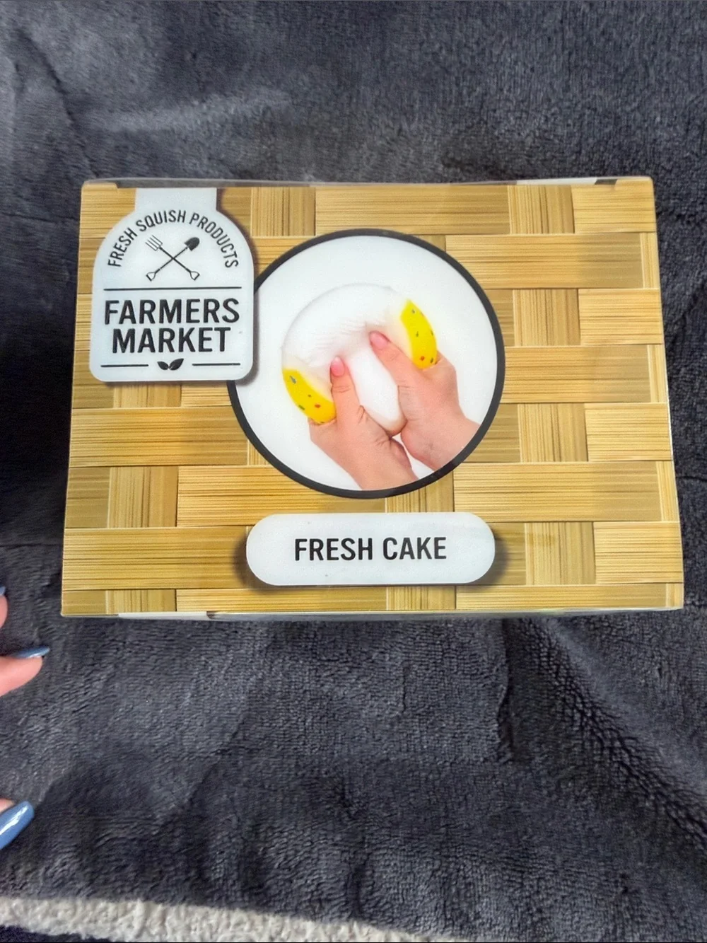 Fresh Cake Yellow confetti Squishy Toy NIOP